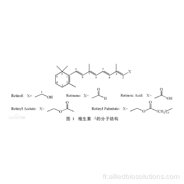 Rétinol de vitamine A liposoluble